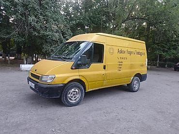 b m w: Грузовой фургон Ford Transit (поколение около 2000-х), жёлтый — 1