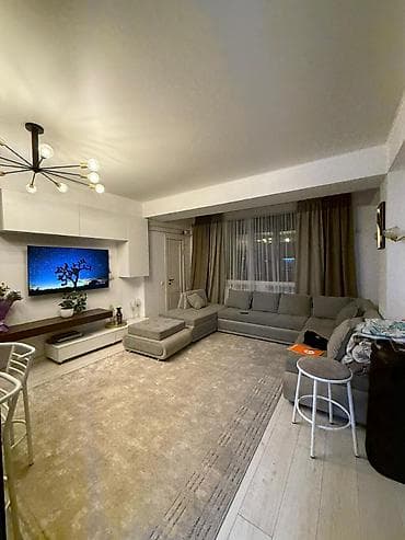 osh flats: 2 комнаты, 50 м², Индивидуалка, 3 этаж, Евроремонт — 2