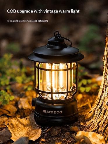 BLACK DOG Candlelight Retro Camping Lamp — портативный ретро-фонарь с — 2