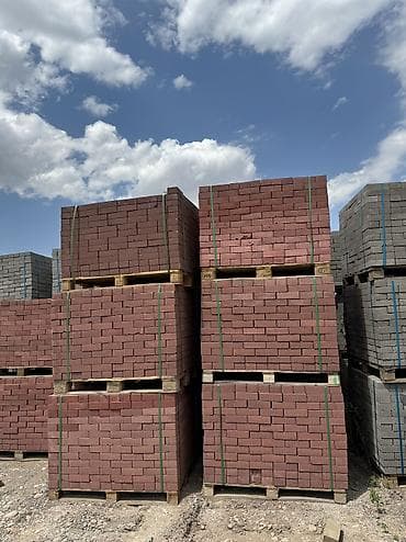 прессованный брусчатка: Брусчатка кирпич, Тротуарная, Бетонная, Новый, Гарантия, Укладка — 6