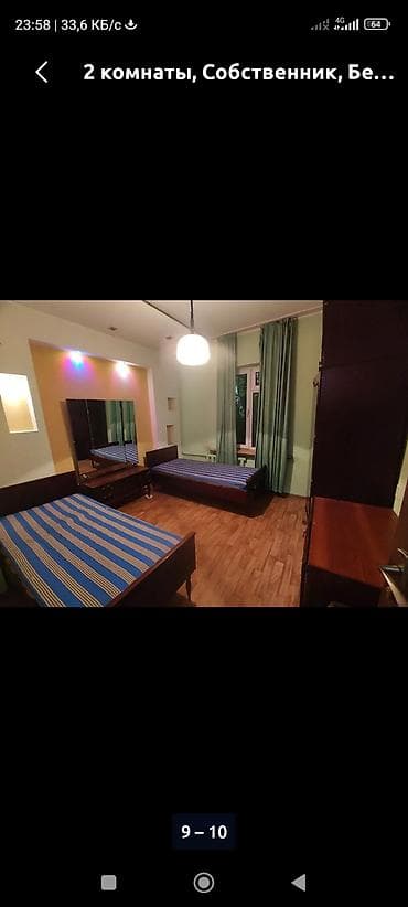 2 комнаты, Собственник, Без подселения, С мебелью полностью — 3