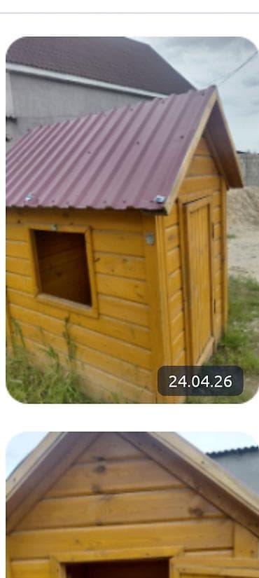 Срочно продается детский деревяный домик,1.5×1.20 7тысяч сом