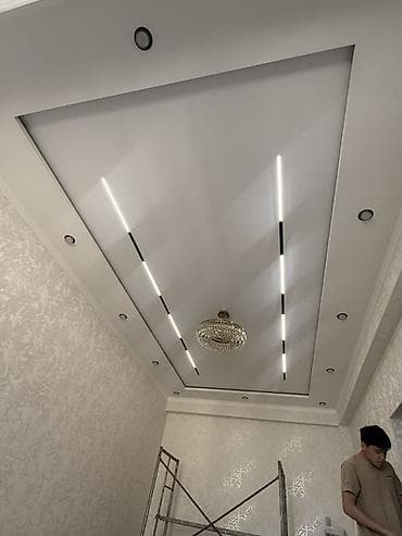 натяжной потолок: Натяжной потолок Матовое Монтаж — 2