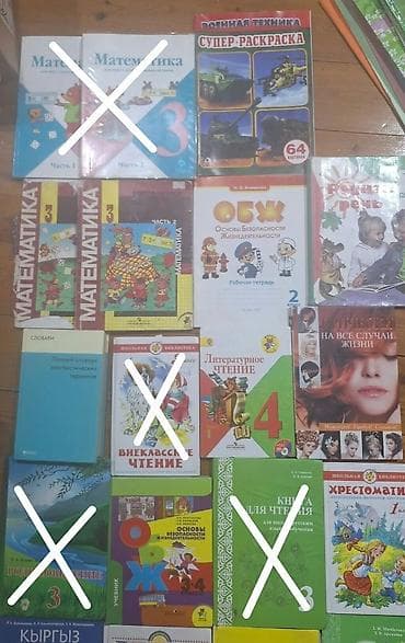 Подборка школьных учебников и пособий для начальной школы (1–4