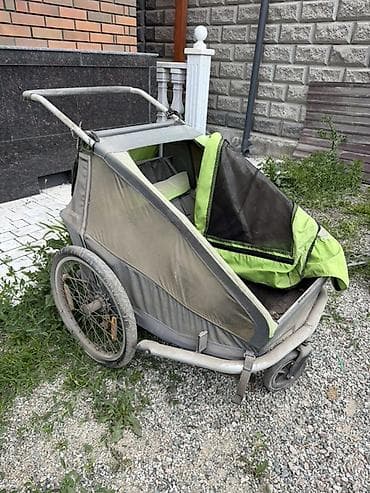 толкатели: Велоприцеп-коляска для детей Croozer Kid for 2 (двухместный) — 1