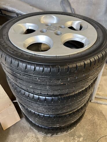 шины и диск: Колеса в сборе 175 / 50 / R 15, Лето, Б/у, Комплект, Легковые, Литые, отверстий - 4 — 2