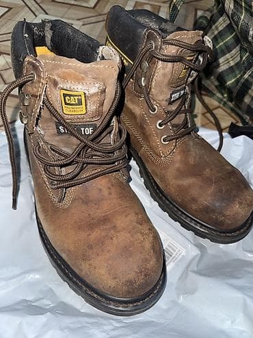 coros pace 3: Мужские рабочие ботинки Caterpillar Second Shift Waterproof Steel Toe — 2