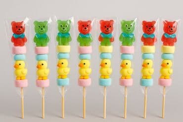 кондитерский шоколад: 🍭 Декоративные сладкие палочки с маршмеллоу и мармеладом — — 1