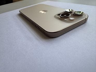 IPhone 16 Pro Max, Б/у, 512 ГБ, Золотой, Защитное стекло, Кабель, Коробка, 95 % — 6