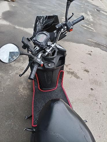 e star: Скутер Sonlink SL 150 (наклейки Sonlink 16), черный с красными — 1