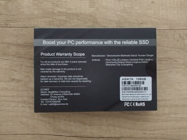 флэшка: Накопитель, Новый, XrayDisk, SSD, 128 ГБ, 2.5", Для ПК — 4