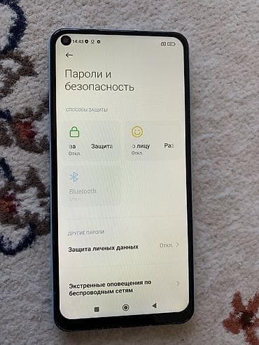 Техника и электроника: Redmi, Redmi Note 9, Б/у, 64 ГБ, цвет - Голубой, 2 SIM — 4
