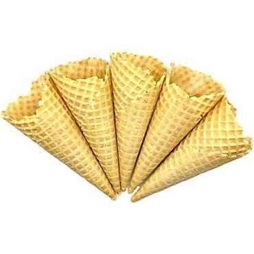 Азык-түлүктөр: Вафельные рожки для мороженого - Классическая вафельная текстура и — 2