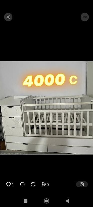 sofa bed: Детская кровать‑трансформер зеленого цвета. Особенности: - Спальное — 1