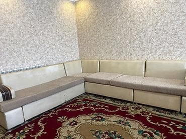 евростиль мебель: Модульный диван, Б/у — 6