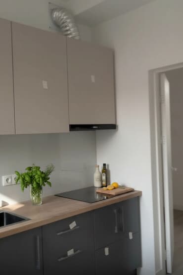 квартира берилет на месяц: 1 комната, Агентство недвижимости, Без подселения, С мебелью полностью — 1