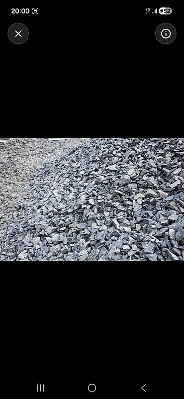 лопата для снега: Смесь щебень и отсев, Чистая, Для фундамента, Камаз — 7