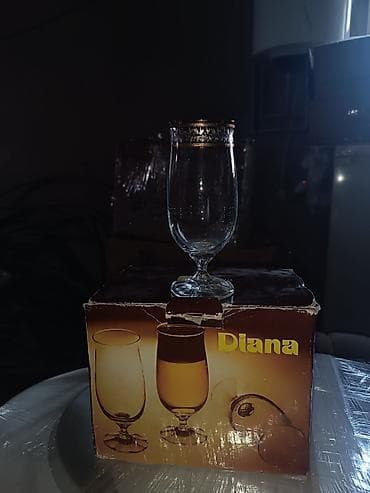Б/у Набор стеклянных бокалов Diana — 3
