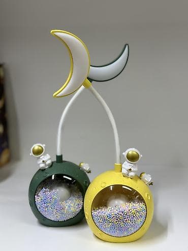 Уход и хранение одежды: Настольные детские светильники - Дизайны: - Мишка с бантиком и — 2