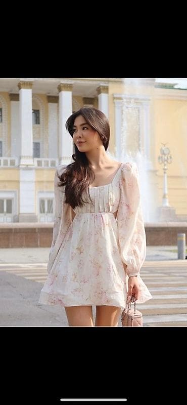 made: Повседневное платье, Made in KG, Лето, Короткая модель, Сарафан, S, M — 1