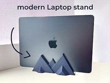 Вертикальная подставка для ноутбука “Modern Laptop Stand”. -