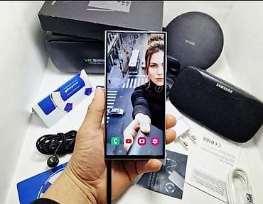 tab s5e: Samsung Galaxy S24 Ultra, Б/у, 512 ГБ, цвет - Серебристый, 1 SIM, 2 SIM, eSIM — 5