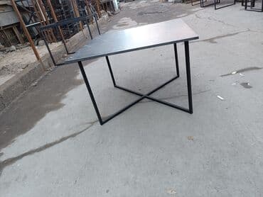 металлический стол: Журнальные столики металлокаркас столешница из ЛДСП длина 90см — 2