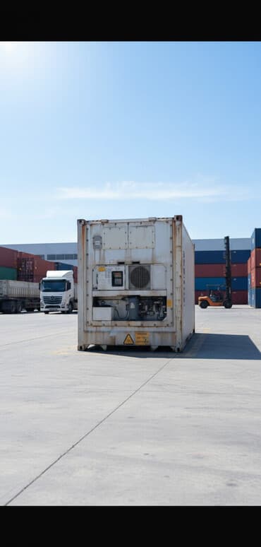 промышленные холодильники для хранения овощей и фруктов: Продам рефрижераторный контейнер реф-контейнер холодильник 40 тоник — 1