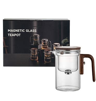 fire maple: Стеклянный заварочный чайник Magnetic Glass Teapot - Современный — 1