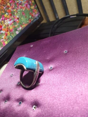 свадебные платья для покрытых: Продаю кольцо размер 18,5 Камень натуральный - Бирюза — 4