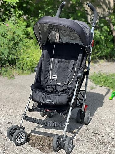 easy wolker: Коляска, цвет - Черный, Б/у — 9