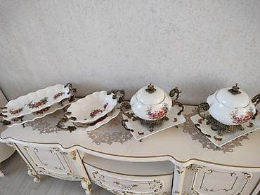 фарфоровые сервизы: Набор сервировочной посуды в классическом стиле. Состав: - 2 — 1