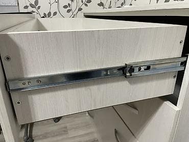 Лесо- и пиломатериалы: Комод для одежды, Без зеркала, ЛДСП, цвет - Серый, Серебристый, Самовывоз — 3