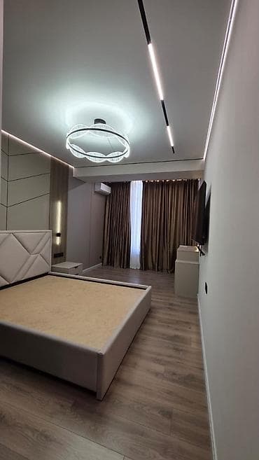 Недвижимость: 2 комнаты, 77 м², Джал мкр (в т.ч. Верхний, Нижний, Средний) Элитка, 2 этаж, Дизайнерский ремонт — 2