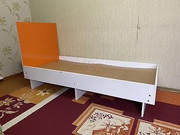 sofa bed: Односпальная кровать, Б/у, Каркас без матраса, длина - 190 см — 3