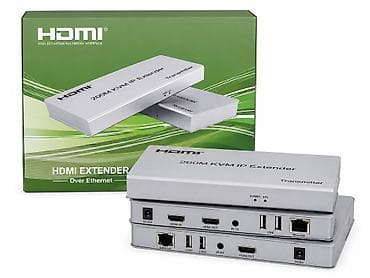 ethernet: HDMI Extender 200M — профессиональный комплект для передачи — 4