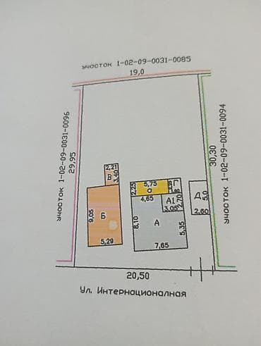 этажи: Продается два дома на одном участке 6 соток. В районе Жибек - жолу — 2