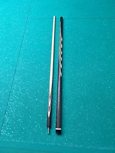 Велосипеддер: Бильярдный кий разборный (2 части) - Двухсоставной кий с резьбовым — 1