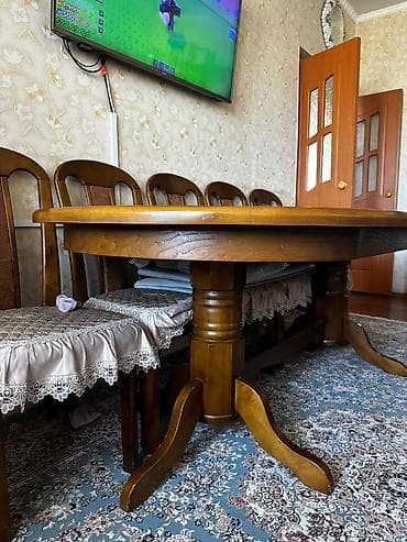 foldable table: Стол для зала, Б/у, Складная, Овальная — 2