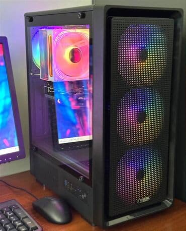 настольный игровой компьютер: Компьютер, ядер - 12, ОЗУ 16 ГБ, Игровой, Новый, Intel Core i5, NVIDIA GeForce RTX 3050, NVMe — 2