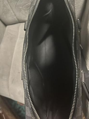 Клатчи: Сумка Louis Vuitton Damier Graphite с замком и двумя ключами. Мужской — 4