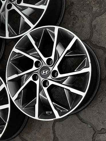01: Литые Диски R 17 Hyundai, Комплект, отверстий - 5, Б/у — 7