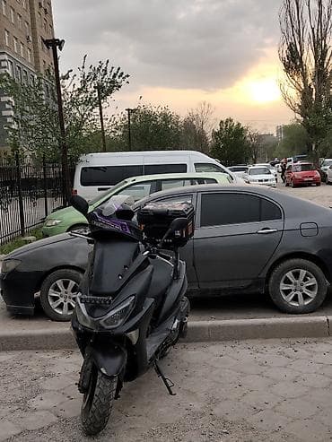 н макс мопед: Продаю или меняю не спеша Скутер Макси BASmoto (чёрный матовый) — 2