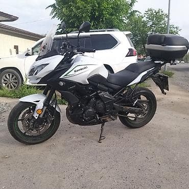 Мотоциклы: Adventure Kawasaki, 650 куб. см, Бензин, Б/у — 2