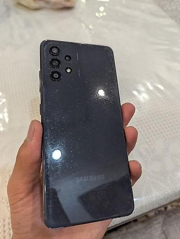 Samsung Galaxy A32, Б/у, 128 ГБ, цвет - Черный, 2 SIM