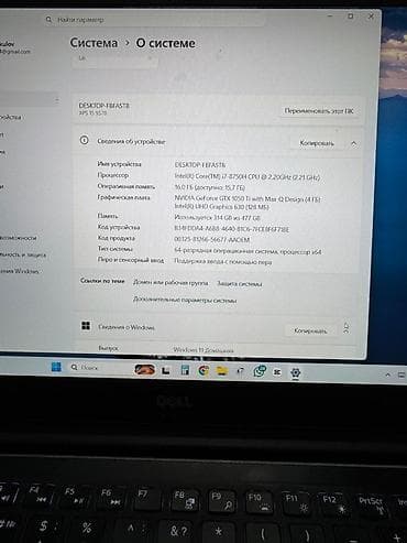 Ноутбуки Dell: Для программирования, Б/у, Intel Core i7 — 6