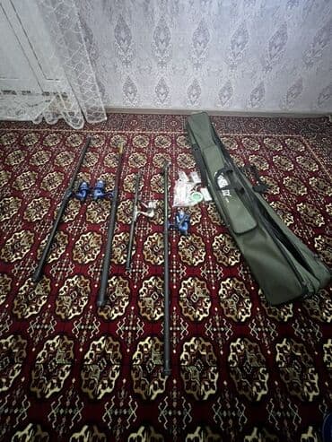 охотничий ножы: Комплект рыболова в чехле Состав: - 3 телескопические удилища (два — 1