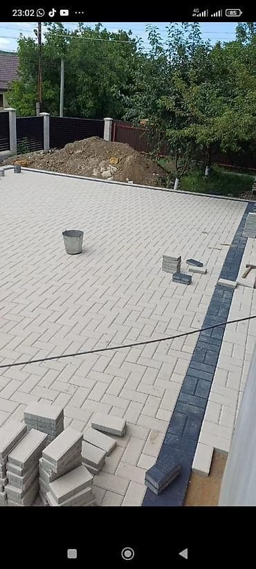 ремонт брусчатки: Укладка тротуарной плитки «под камень» и декоративных панелей - — 10