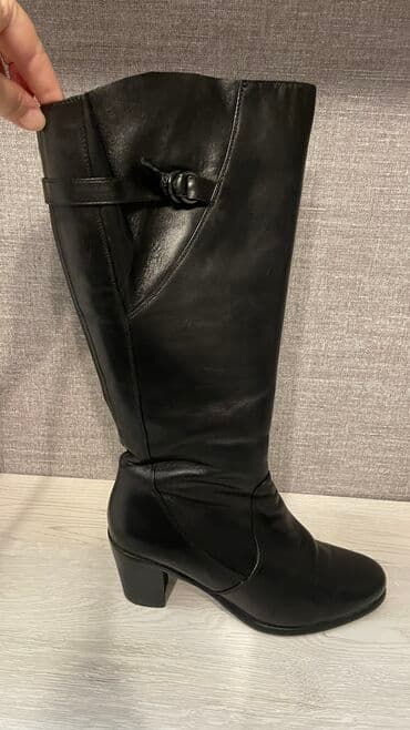 обувь для охоты: Сапоги натуралка кожа мех 39 размер можно 40 . Брала в магазине — 1