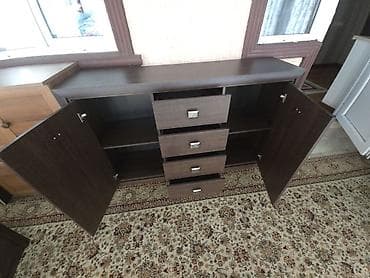 Вешалки: Прикроватная тумба, Без зеркала, цвет - Коричневый, ЛДСП, Самовывоз — 10